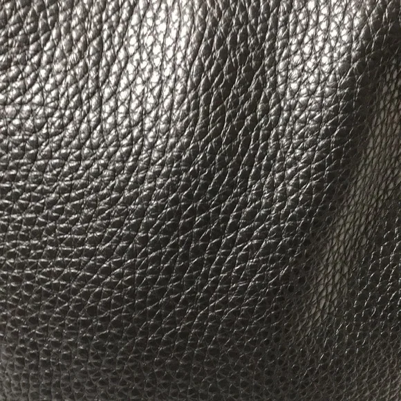 Michael kors pebble leather backpack with gold tone hardware &outside zip pocket